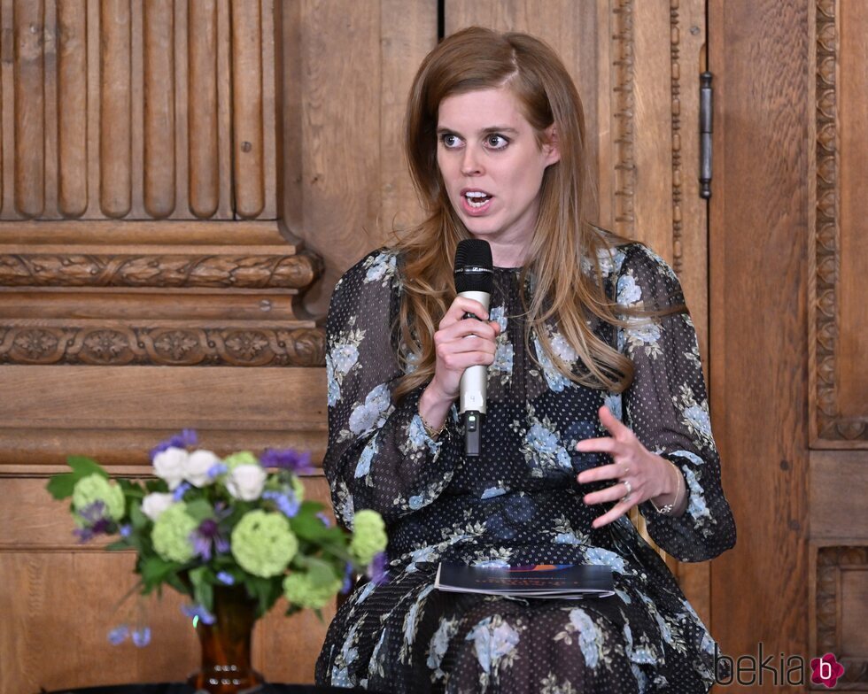 Beatriz de York en la Asamblea Mundial de la Dislexia en el Palacio Real de Estocolmo