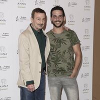 Juan Diego y Fran Perea en la inauguración de los Teatros Luchana