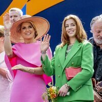 Máxima de Holanda y Alexia de Holanda en el Día del Rey 2022