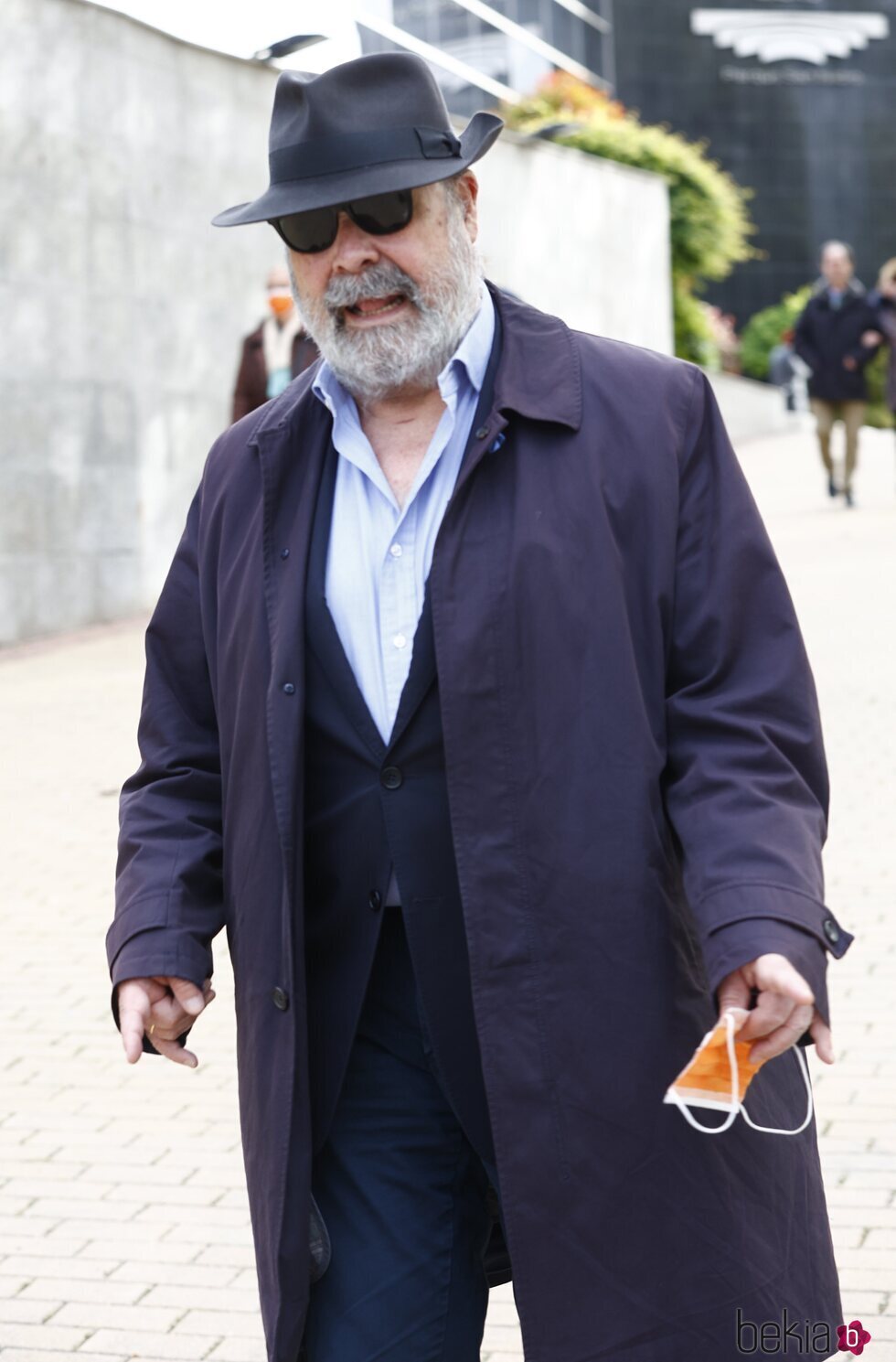 Antonio Resines en la capilla ardiente de Juan Diego