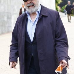 Antonio Resines en la capilla ardiente de Juan Diego