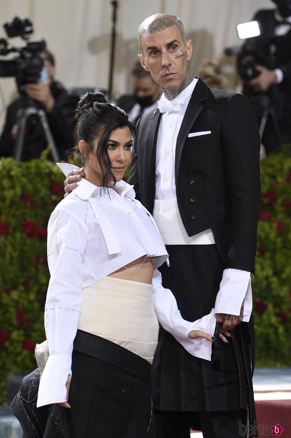 Kourtney Kardashian y Travis Barker, enamorados en la MET Gala 2022