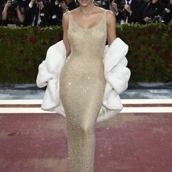 Kim Kardashian con el vestido de Marilyn Monroe en la MET Gala 2022