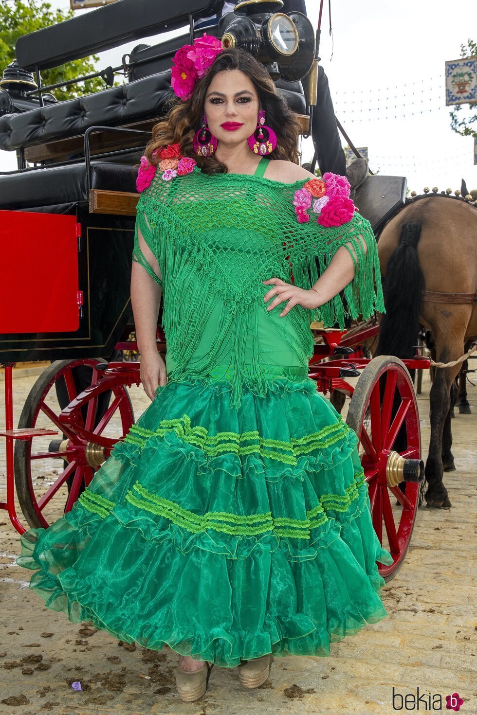 Marisa Jara en la Feria de Abril de Sevilla 2022