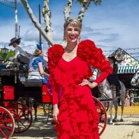 Laura Sánchez en la Feria de Abril de Sevilla 2022