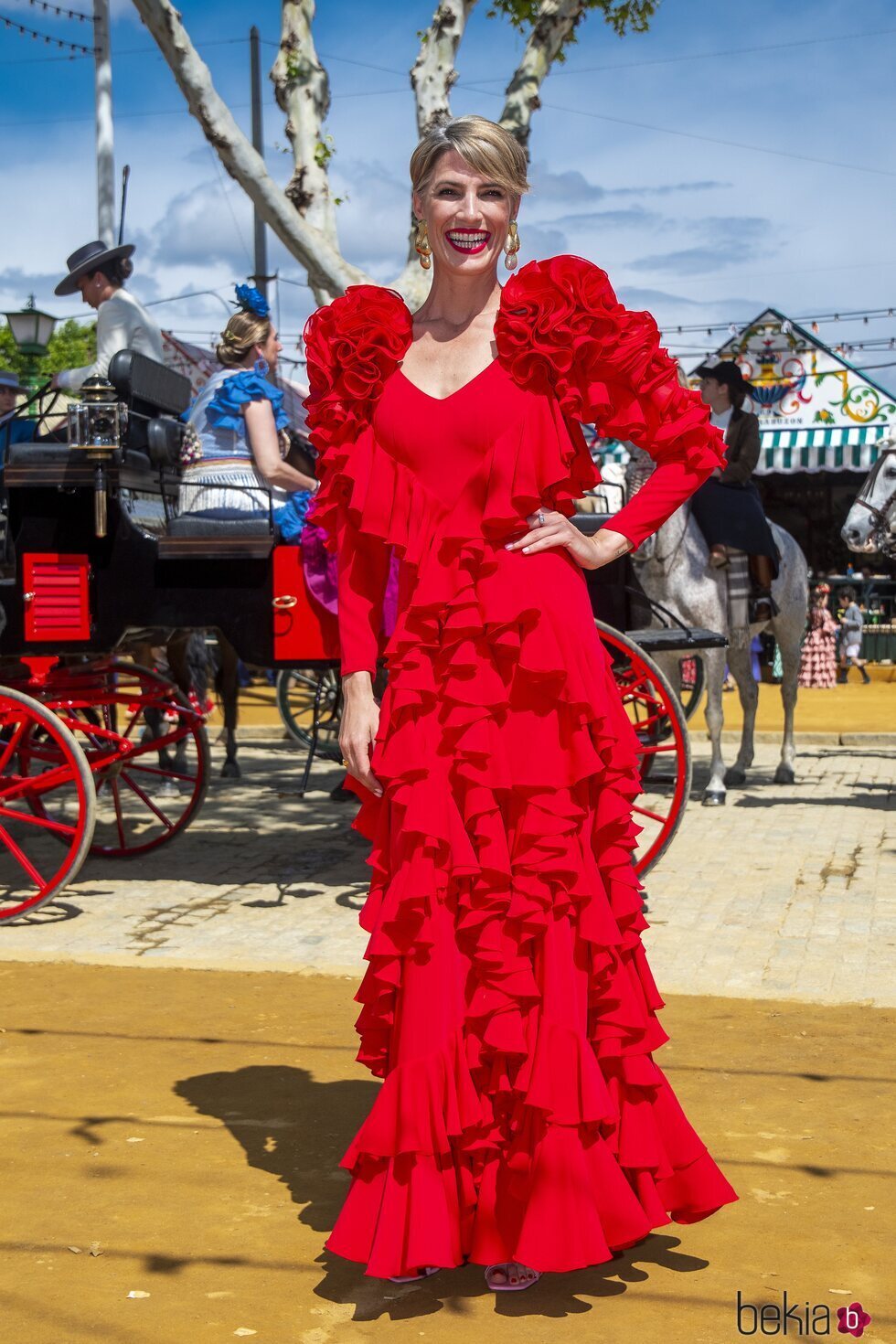 Laura Sánchez en la Feria de Abril de Sevilla 2022