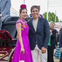 Manuel Díaz El Cordobés y Virginia Troconis en la Feria de Abril de Sevilla 2022