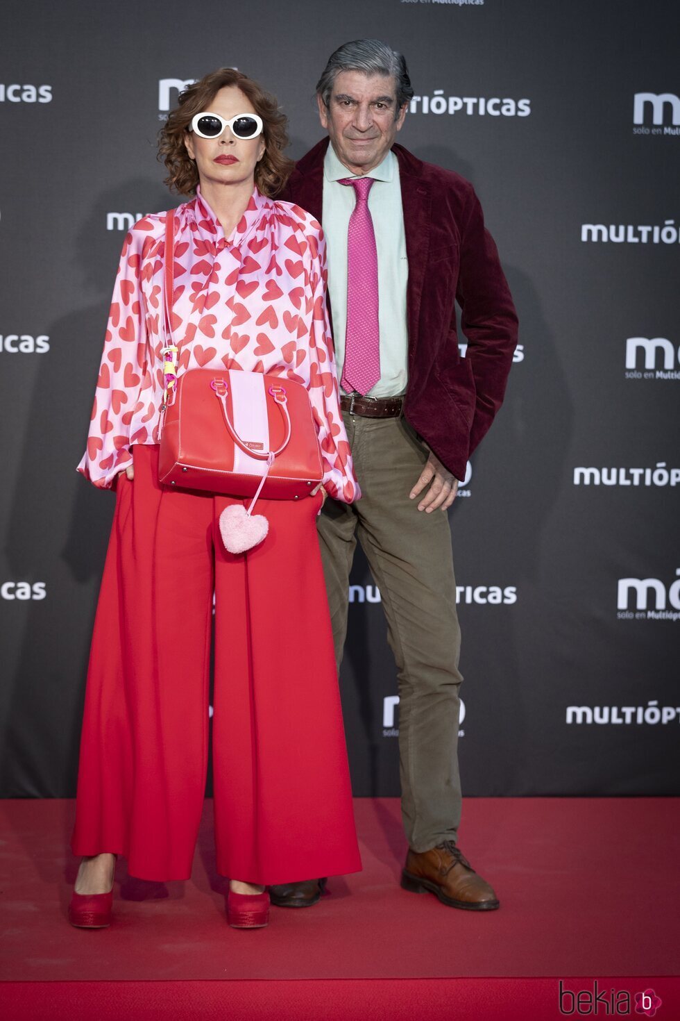 Ágatha Ruiz de la Prada y José Manuel Díaz-Patón en la fiesta de la firma MO de Multiópticas