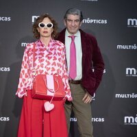 Ágatha Ruiz de la Prada y José Manuel Díaz-Patón en la fiesta de la firma MO de Multiópticas