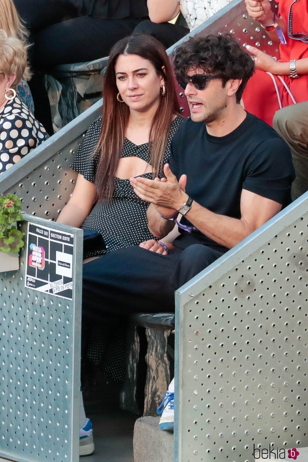 Blanca Suárez y Javier Rey en el Madrid Open de Tenis 2022