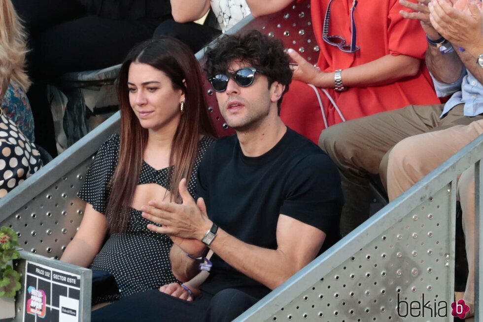 Javier Rey y Blanca Suárez en el Madrid Open de Tenis 2022