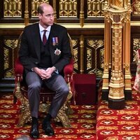 El Príncipe Guillermo junto a la Corona Imperial en la Apertura del Parlamento 2022