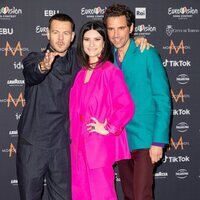 Alessandro Cattelan, Laura Pausini y Mika, presentadores de Eurovisión 2022