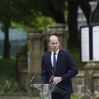 El Príncipe Guillermo en su discurso por la inauguración del monumento a las víctimas del Manchester Arena