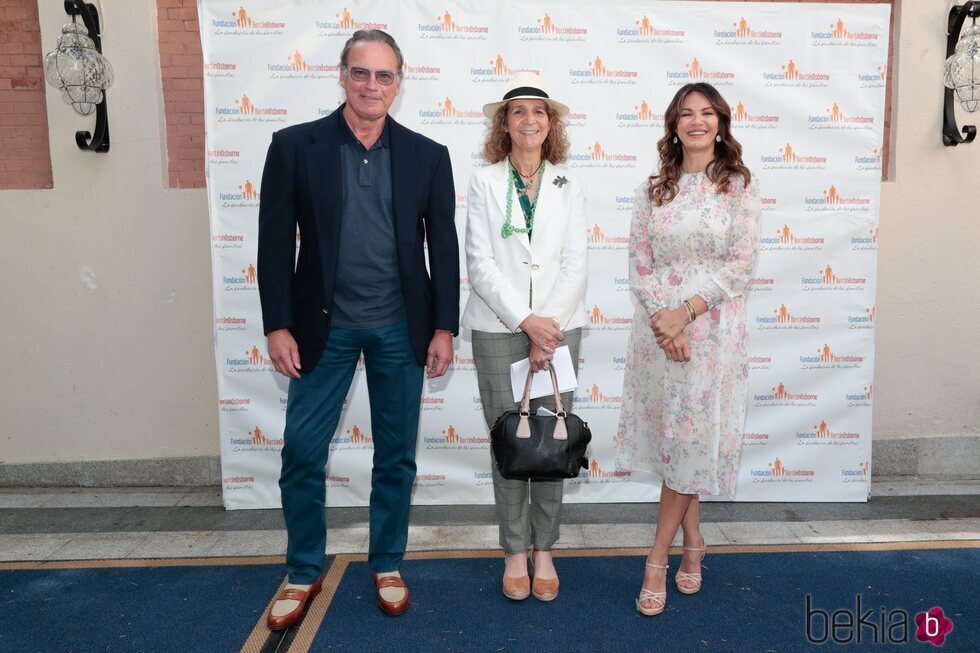 La Infanta Elena con Bertín Osborne y Fabiola Martínez en la presentación de +Family