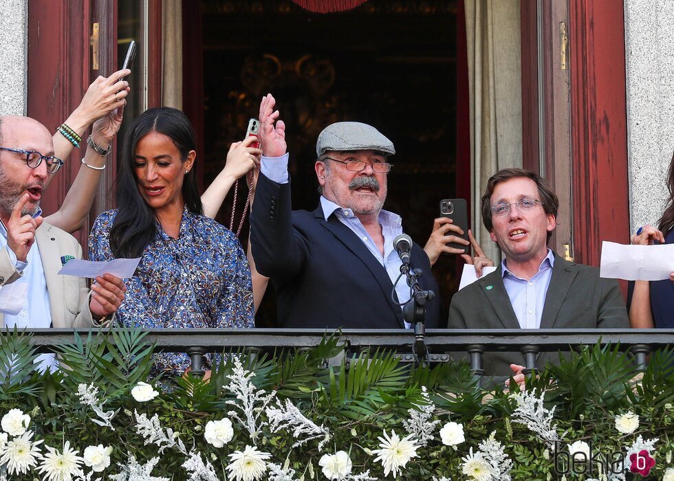 Antonio Resines dando el pregón de las fiestas de San Isidro 2022