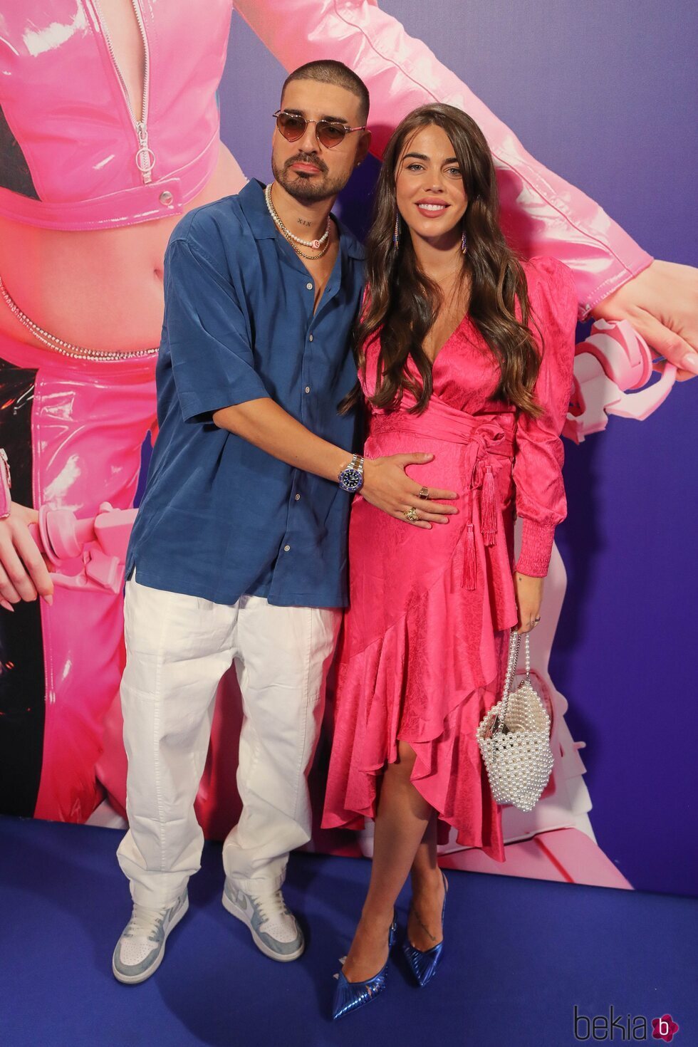 Fabio y Violeta en la presentación de 'La Niña', documental de Lola Índigo