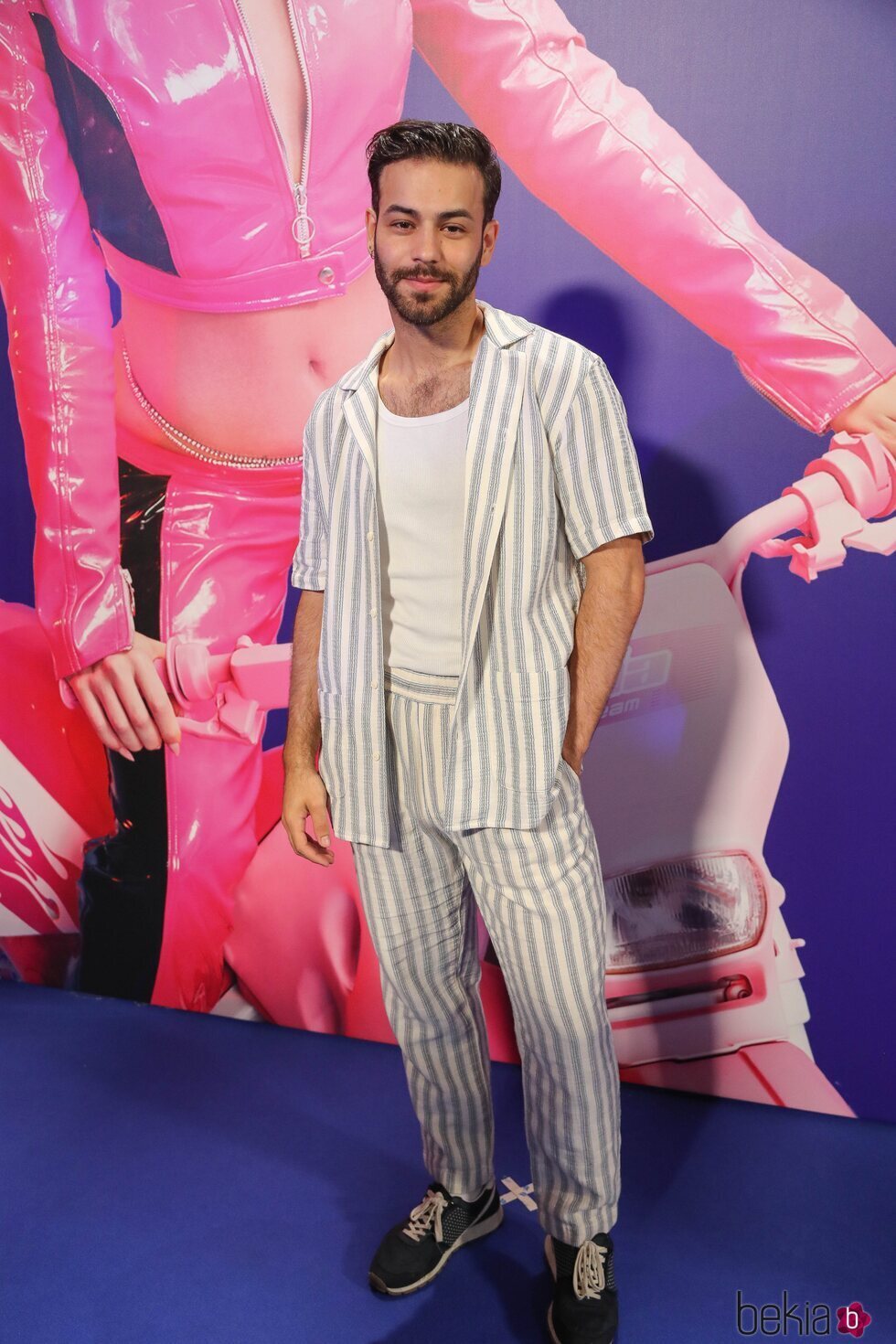 Agoney en la presentación de 'La Niña', documental de Lola Índigo