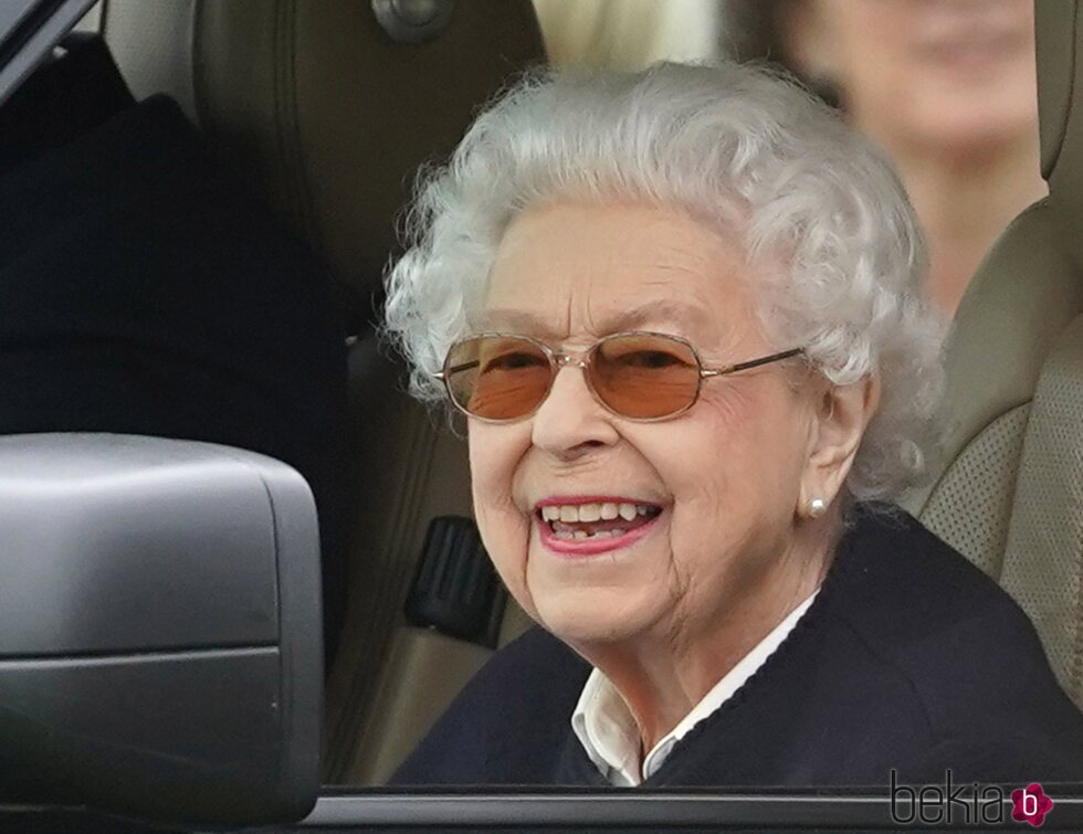 La Reina Isabel, muy sonriente The Royal Windsor Horse Show 2022