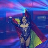 Chanel Terrero en la 66ª edición del Festival de Eurovisión celebrada en Turín