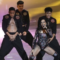 Chanel cantando 'SloMo' en Eurovisión 2022