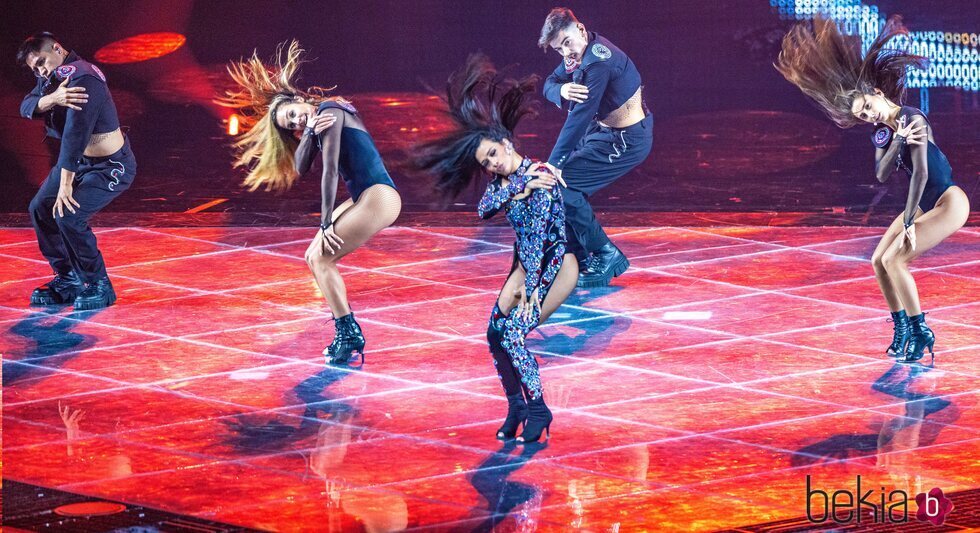 Chanel durante su actuación en Eurovisión 2022