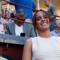 Gloria Camila en una corrida de toros