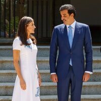 La Reina Letizia y el Emir de Catar, muy cómplices en La Zarzuela