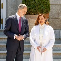 El Rey Felipe y la Jequesa de Catar, muy cómplices en La Zarzuela