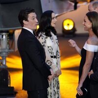 El Príncipe Guillermo y Kate Middleton con Tom Cruise, Miles Teller y Jennifer Connelly en el estreno de 'Top Gun: Maverick'