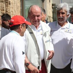 El Rey Juan Carlos en el Náutico de Sanxenxo en su regreso a España