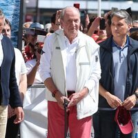 El Rey Juan Carlos en el Náutico de Sanxenxo en su regreso a España tras casi dos años en Abu Dabi