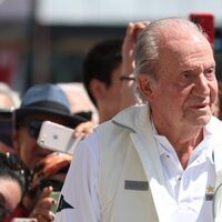 El Rey Juan Carlos en el Club Náutico de Sanxenxo en su regreso a España