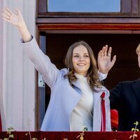 Ingrid Alexandra de Noruega y Sverre Magnus de Noruega en el Día de Noruega 2022