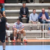 El Rey Juan Carlos y Pedro de Borbón-Dos Sicilias viendo jugar a Pablo Urdangarin en Pontevedra