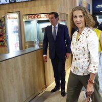 La Infanta Elena en el estreno de 'El Comensal'