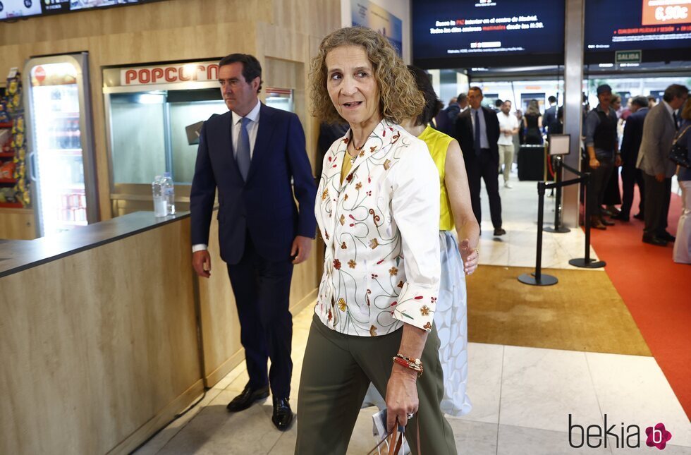 La Infanta Elena en el estreno de 'El Comensal'