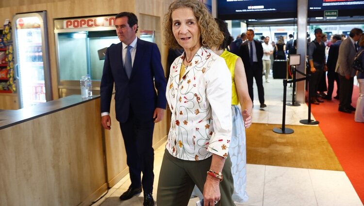 La Infanta Elena en el estreno de 'El Comensal'