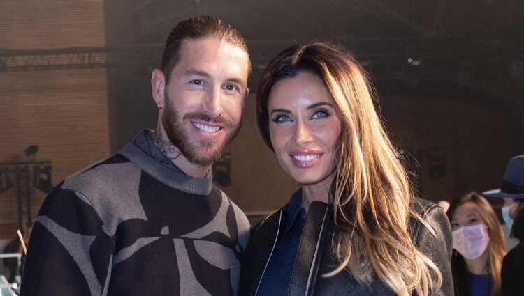 Sergio Ramos y Pilar Rubio en un desfile de Louis Vuitton en la Fashion Week en París 2022