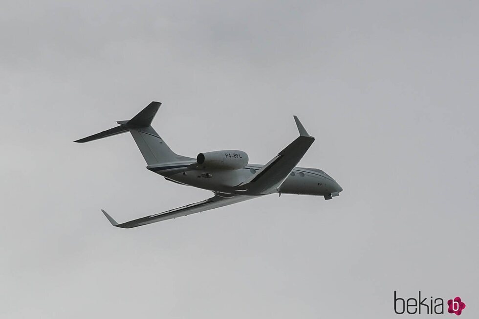 El avión privado que utilizó el Rey Juan Carlos para su regreso a España