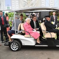 La Reina Isabel durante su paso por Chelsea Flower Show 2022