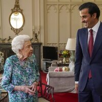 La Reina Isabel y el Emir de Catar en Windsor Castle