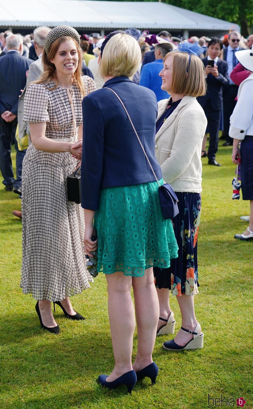 Beatriz de York en una Garden Party 2022 en Buckingham Palace