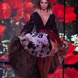 María Patiño en el desfile Opium de Ana María Aldón en la 'Sálvame Fashion Week 2022'