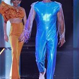 Alonso Caparrós en el desfile Jóvenes diseñadores en la 'Sálvame Fashion Week 2022'