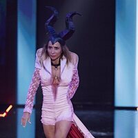 María Patiño en el desfile Jóvenes diseñadores en la 'Sálvame Fashion Week 2022'