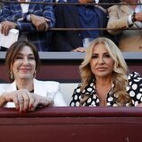 Ana Rosa Quintana con Cristina Tárrega en Las Ventas de Madrid