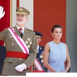 El Rey Felipe y la Reina Letizia en el Día de las Fuerzas Armadas 2022