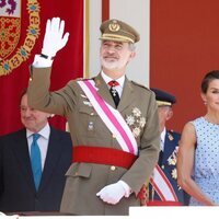 El Rey Felipe y la Reina Letizia en el Día de las Fuerzas Armadas 2022