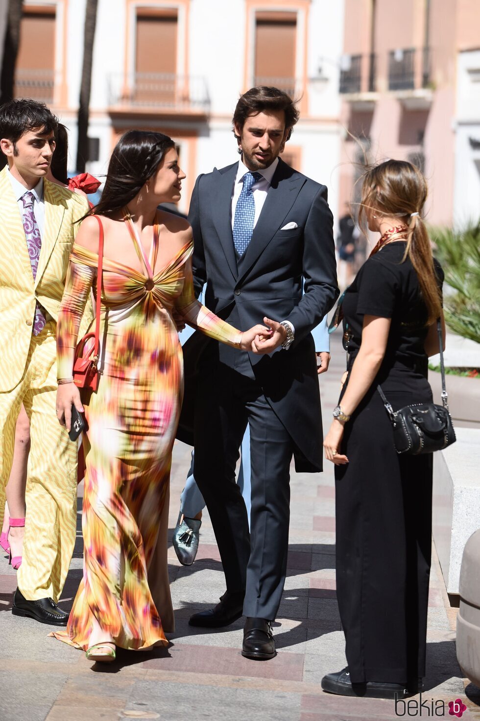 Dulceida con el novio, Lorenzo Remohi, en su boda con Marta Lozano